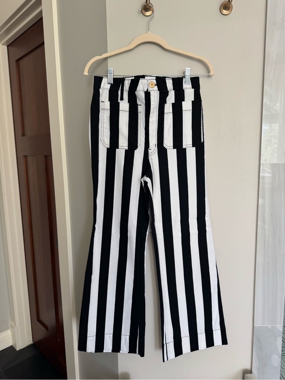 Show Me Your Mumu Cropped Farrah Trouser Chaplin Stripe Pants